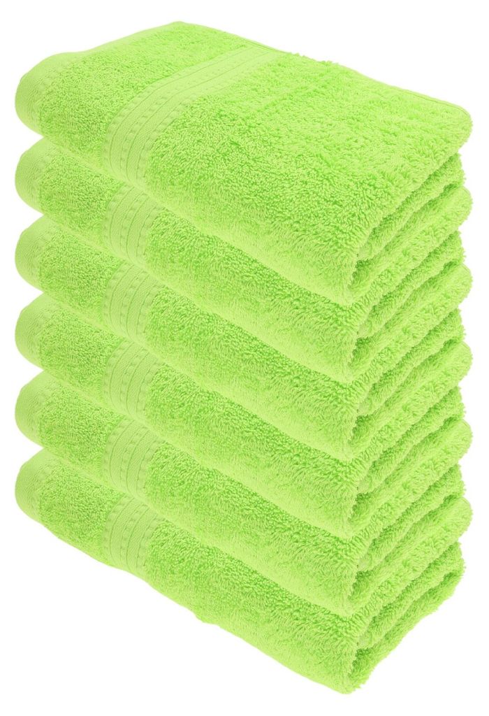 Julie Julsen BIO Handtuch 6er Set 50x100 Apfelgrün Produktbild 
