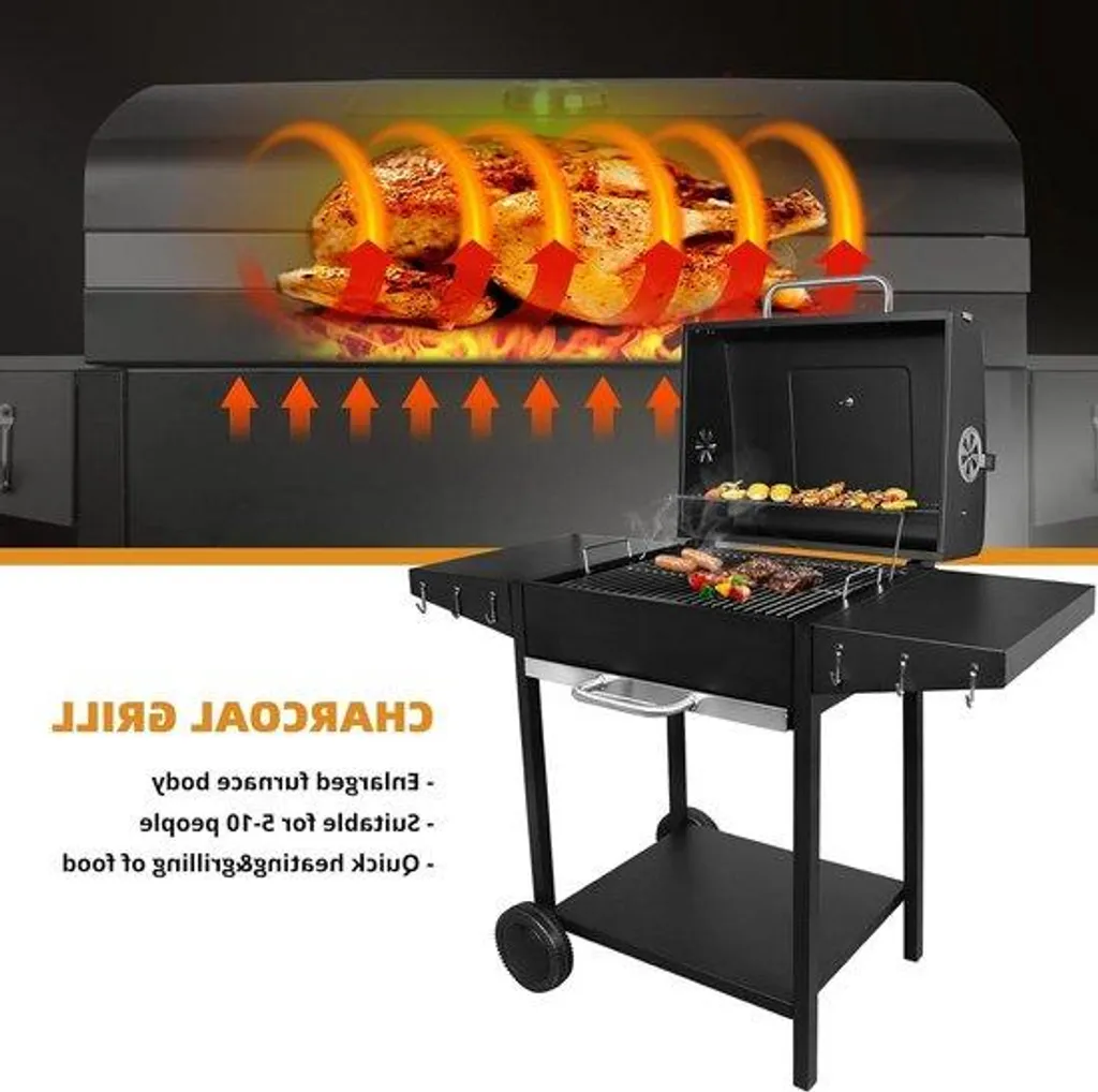 Barbecue au charbon : fini les grillades brûlées avec réglage de chaleur