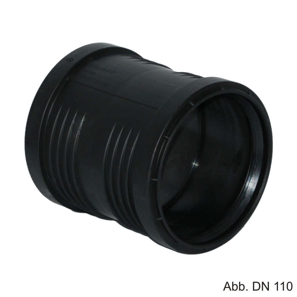 Geberit GE Silent-PP, Doppelsteckmuffe, 40 mm, 1 Stk.