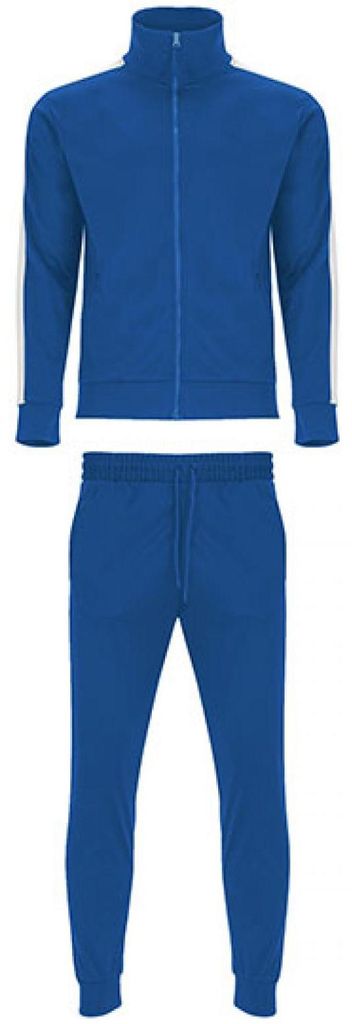 Roly Sport CH6410 | Creta Tracksuit Trainingsanzug Herren - Farbe: Royal Blue 05 - Größe: L