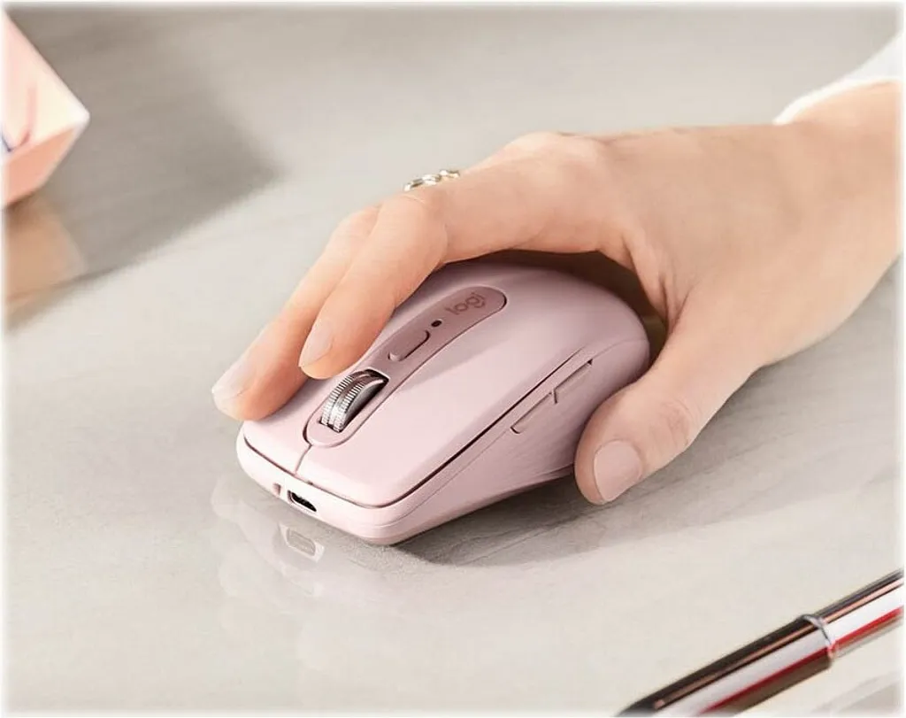 Logitech MX Anywhere 3 Souris Rose Laser Sans Fil Bluetooth 4000 DPI - 18