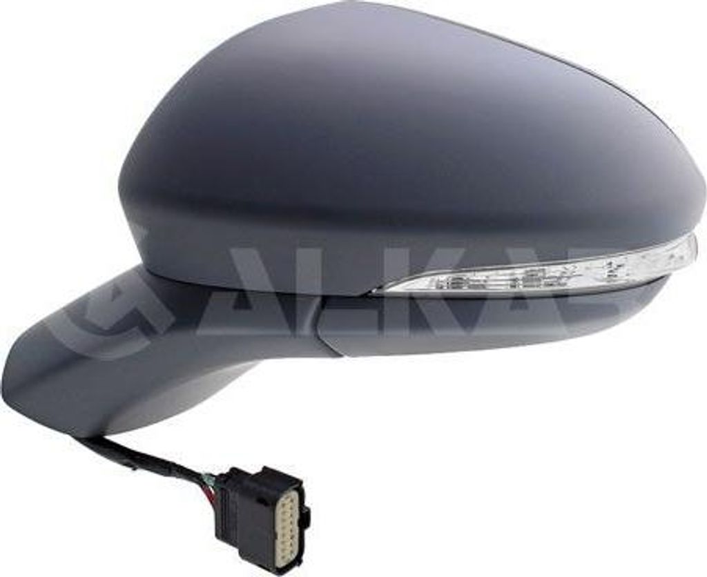 ALKAR 6149457 Außenspiegel Seitenspiegel Links für FORD Mondeo V Kombi (CF) Beheizt Asphärisch Grundiert Teilgrundiert Elektrisch