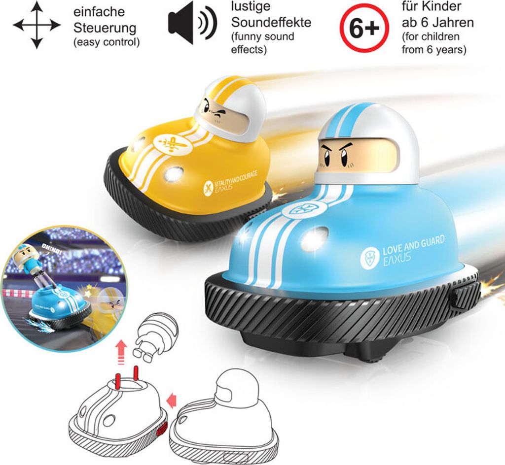 Collision Cars, ferngesteuerte RC-Boxautos, 2 Bumper Car Produktbild 11