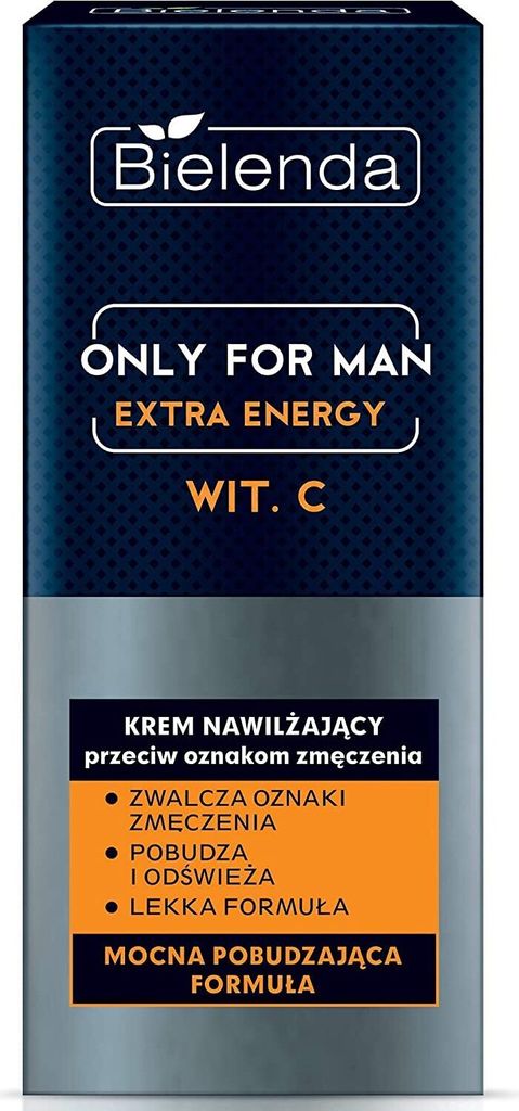 Bielenda Only for Men Extra Energy Krem nawilżający, 50 ml Zdjęcie produktu 