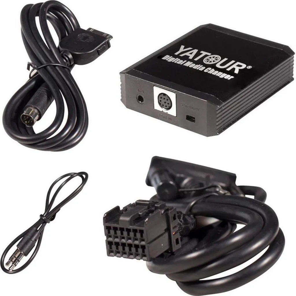Yatour Adaptateur AUX MP3 iPhone iPod iPad pour Ford Connecteur 12 Pin