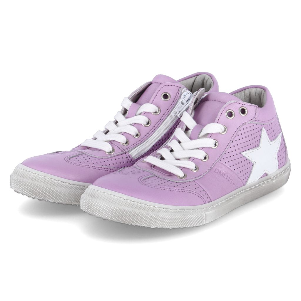 Däumling Sportliche Schnürschuhe Vernice lavendel berno Mädchen 31333330343836 Lila 39 EU