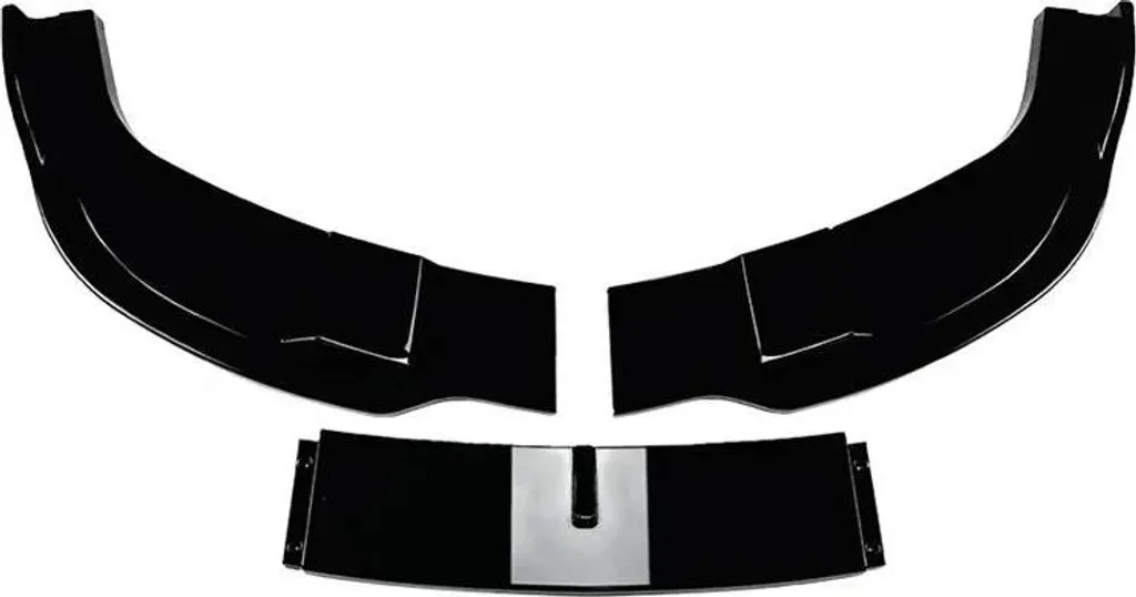 Spoiler Diffusore Anteriore ABS Nero - Body Kit Sportivo Alta Qualità