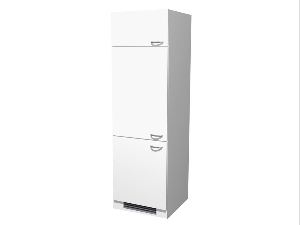 Geräteschrank für Kühlschrank - 60 cm breit - Weiß – Witus