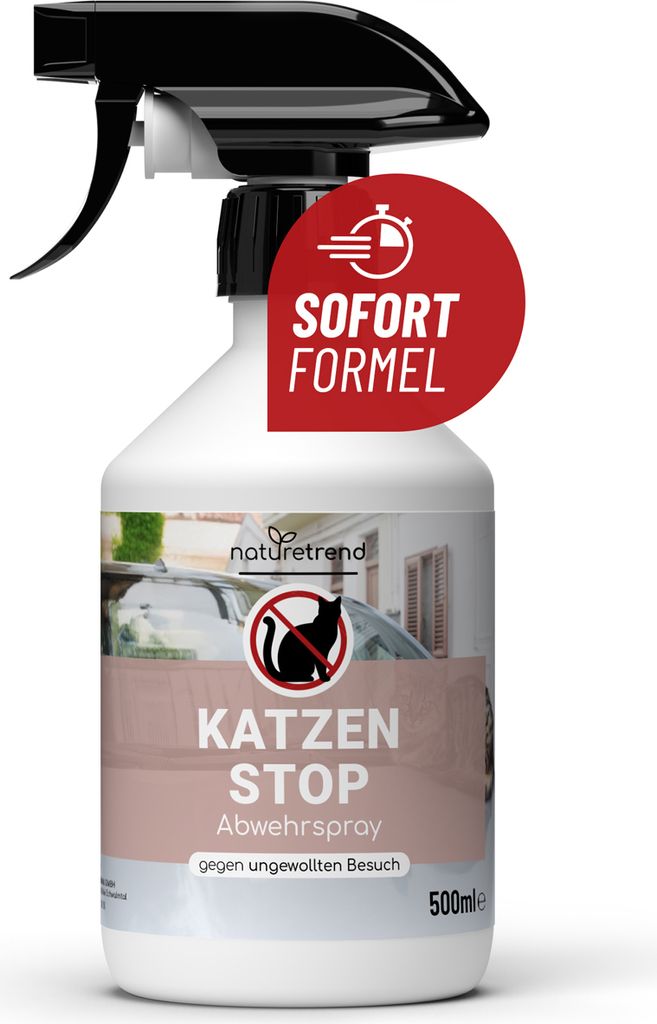 naturetrend Katzen Stop 500ml - Katzenabwehrspray Produktbild 