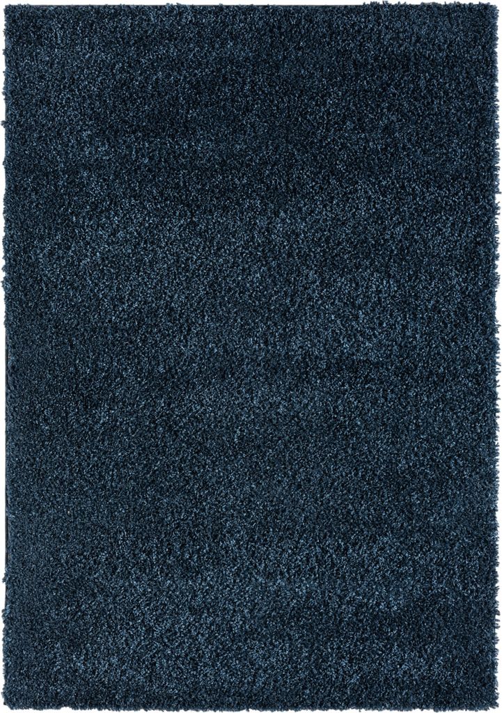 MY-RUG Teppich, Hochflorteppich Shaggy Star, 230x160, blau, leicht glänzend, extra flauschig, Rechteckig