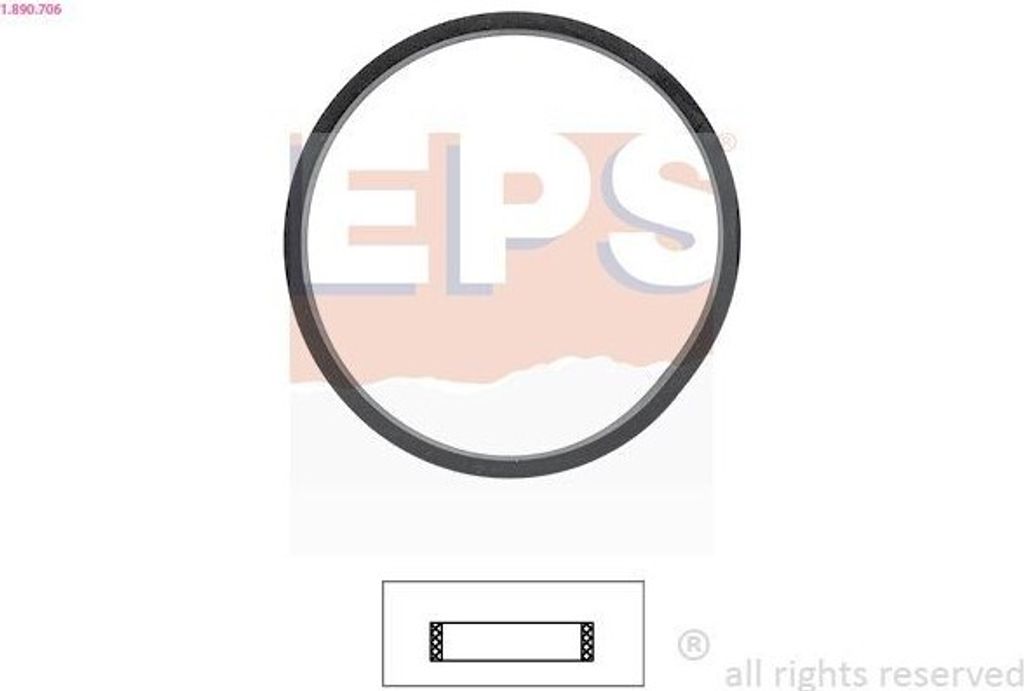 EPS Dichtung Thermostat 1.890.706 für OPEL COMBO Kasten/Kombi (X12)