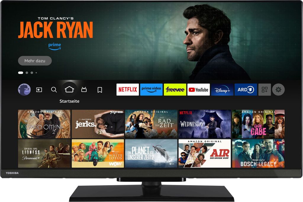Toshiba 32 Zoll Fernseher Fire TV (Full HD, HDR, Smart TV, Triple-Tuner, Alexa Built-In) 32LF3F63DAZ