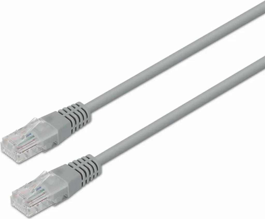 Câble RJ45 Gris 15m pour Internet Fibre - Aisens Cat.6 UTP LSZH Câblage