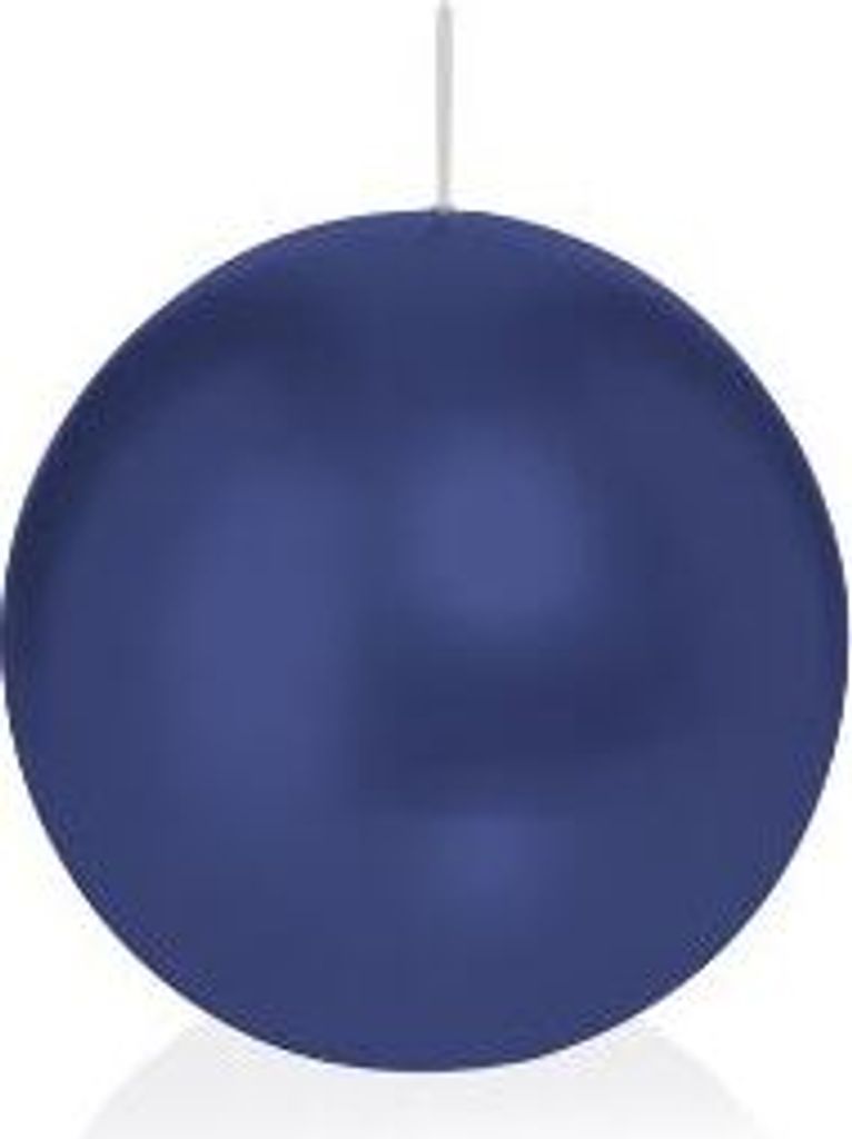 Kugelkerzen Dunkelblau 100 mm, Inhalt 6 Stück