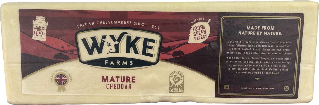 Food-United ENGLISH FARMHOUSE Cheddar Cheese Block DOP Produktbild 