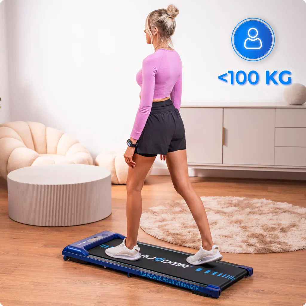 Tapis de course Bluetooth Thunder IDEA-BLUE avec FitShow et écran LED - 6