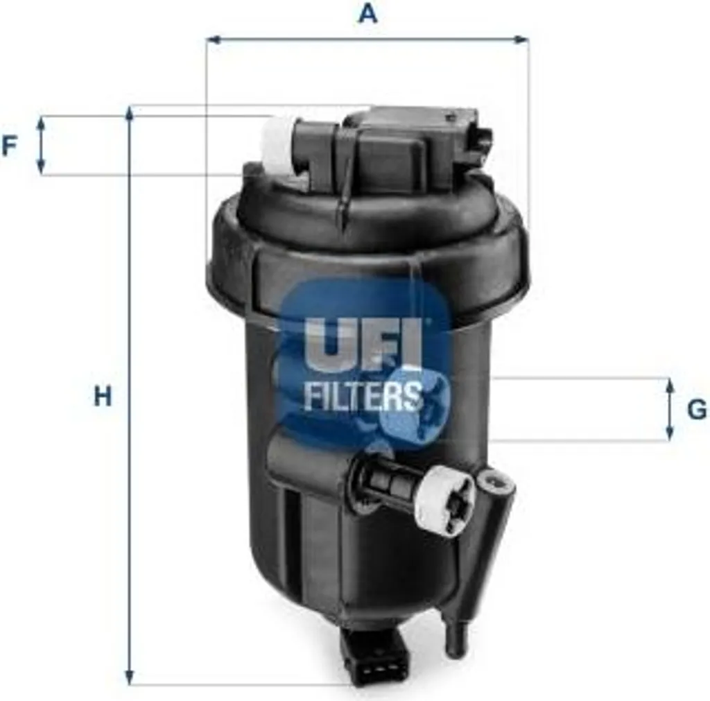 Filtre à carburant pour Punto - Solution entretien UFI 55.108.00 51713215