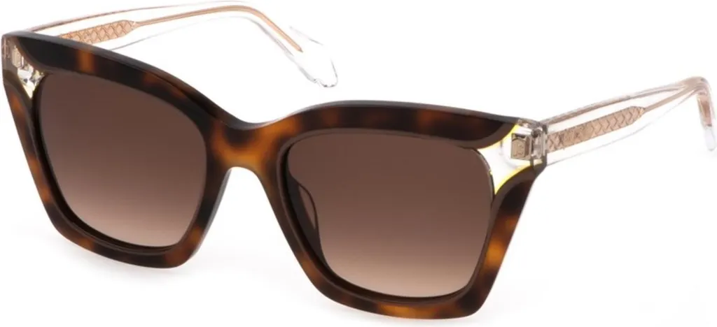 Just Cavalli SJC024V Occhiali Sole Donna Butterfly Havana 09AJ