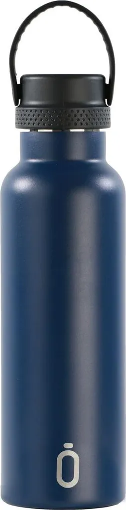 Borraccia thermos F.C. Barcelona blu navy in silicone acciaio inox