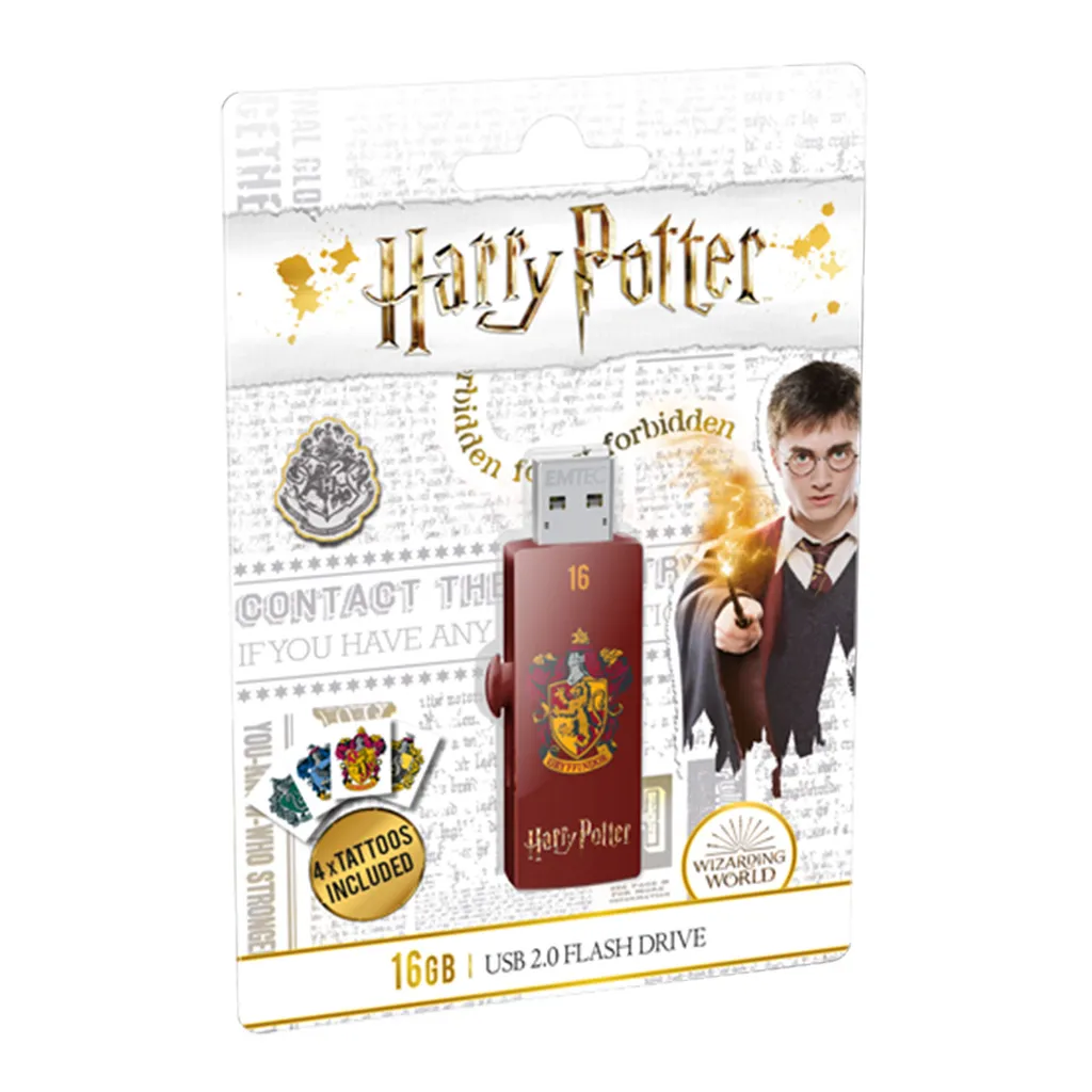 Chiavetta USB 2.0 Harry Potter Grifondoro 16GB | Emtec M730 Red