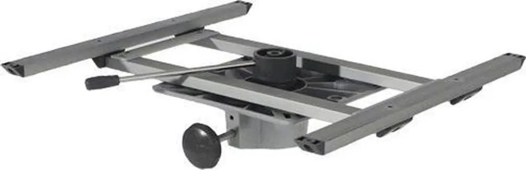 Support de table Zwaardvis avec chariot pour pied de table Ø 60 mm
