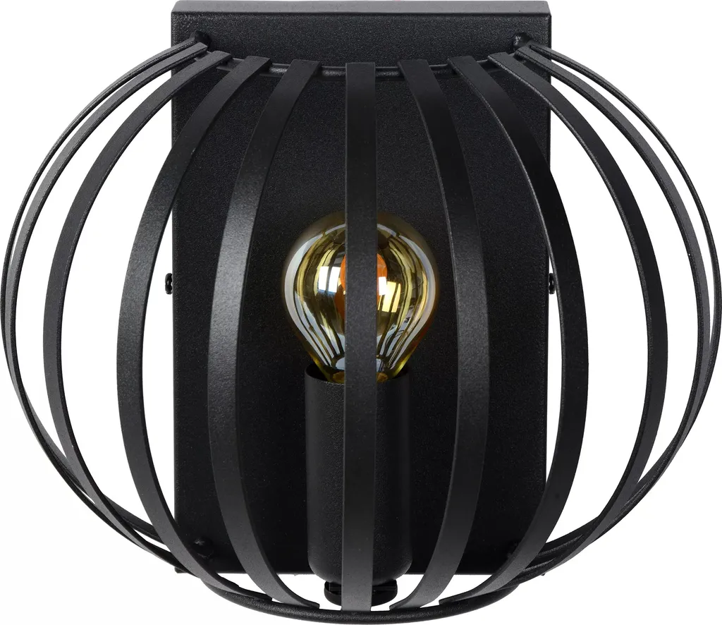 Suspension boule en métal noir MANUELA Lucide 1xE14 pour salon chic