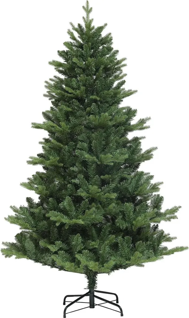 Grand Sapin de Noël synthétique 180cm - Arbre de fête réaliste vert olive