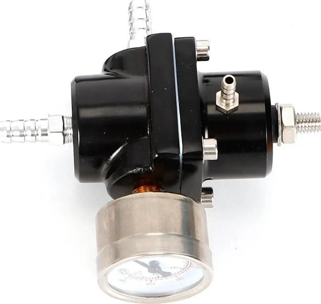 Kit Regolatore Pressione Carburante Regolabile 140 PSI con Manometro