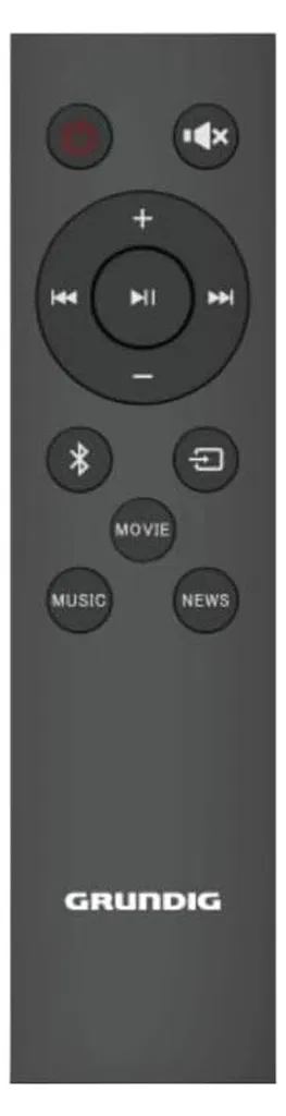 Grundig DSB 991 Barre de son 2.0 canaux 50W Noir avec Bluetooth