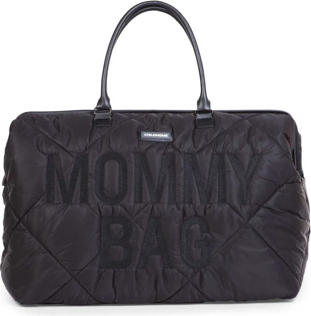 Childhome Borsa Mamma Mommy Bag: L'Eleganza del Nero Originale