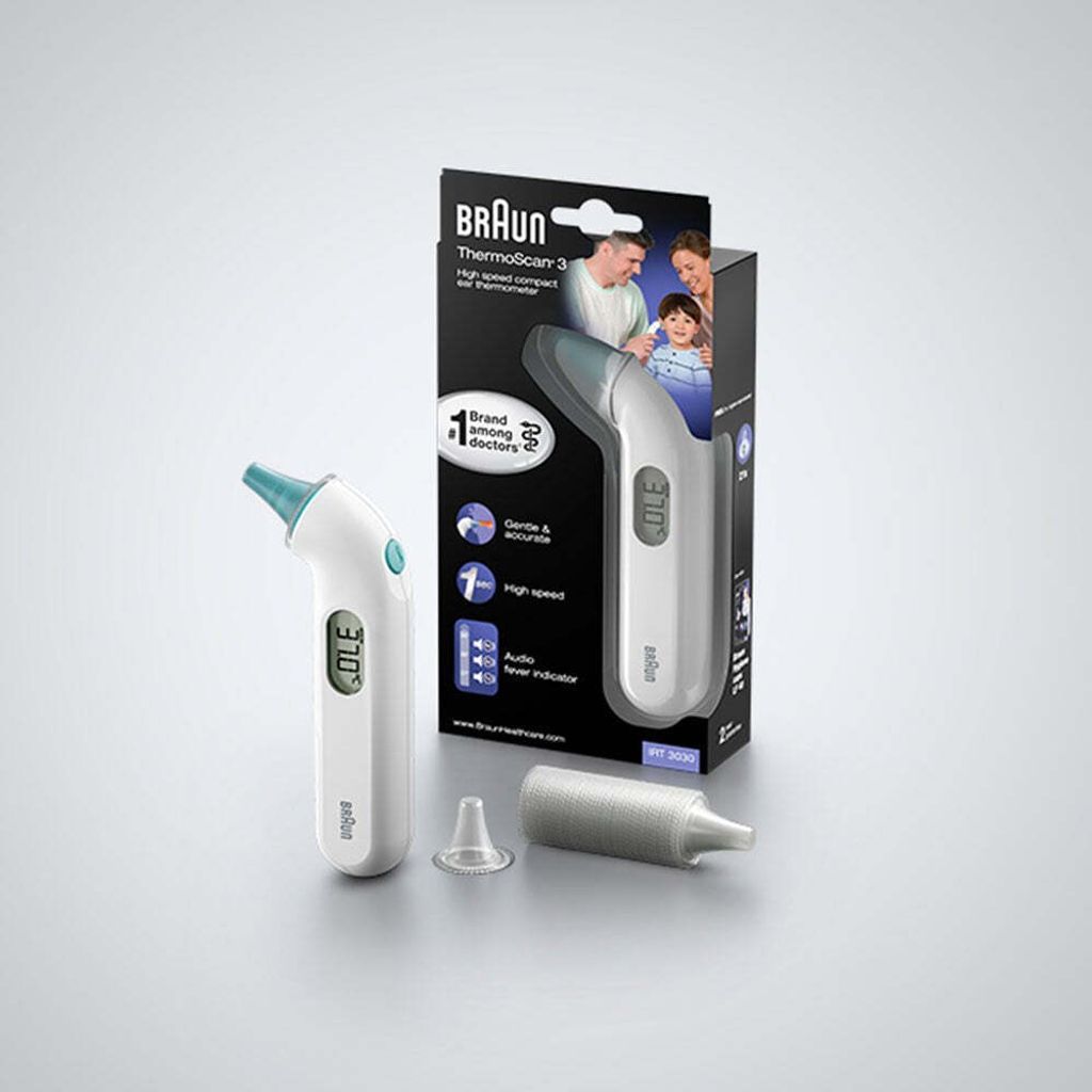 Braun ThermoScan 3 Contact White Ear Zdjęcie produktu 44