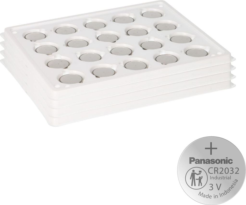 80x Panasonic CR2032 Batterie Lithium Knopfzelle CR2032BS Bulk
