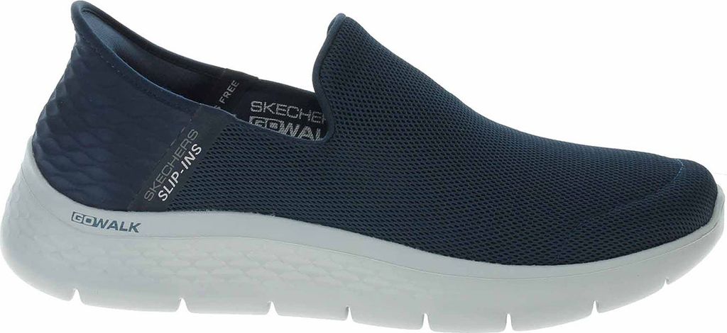 Skechers Go Walk Flex Herren Slip-ins Slipper blau 42