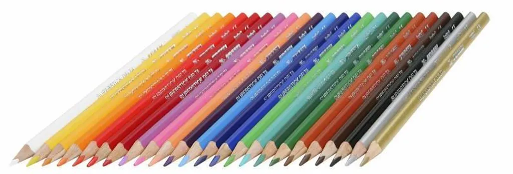 Crayons de couleur pour apprendre à dessiner - Jolly Delta x24 ergonomique