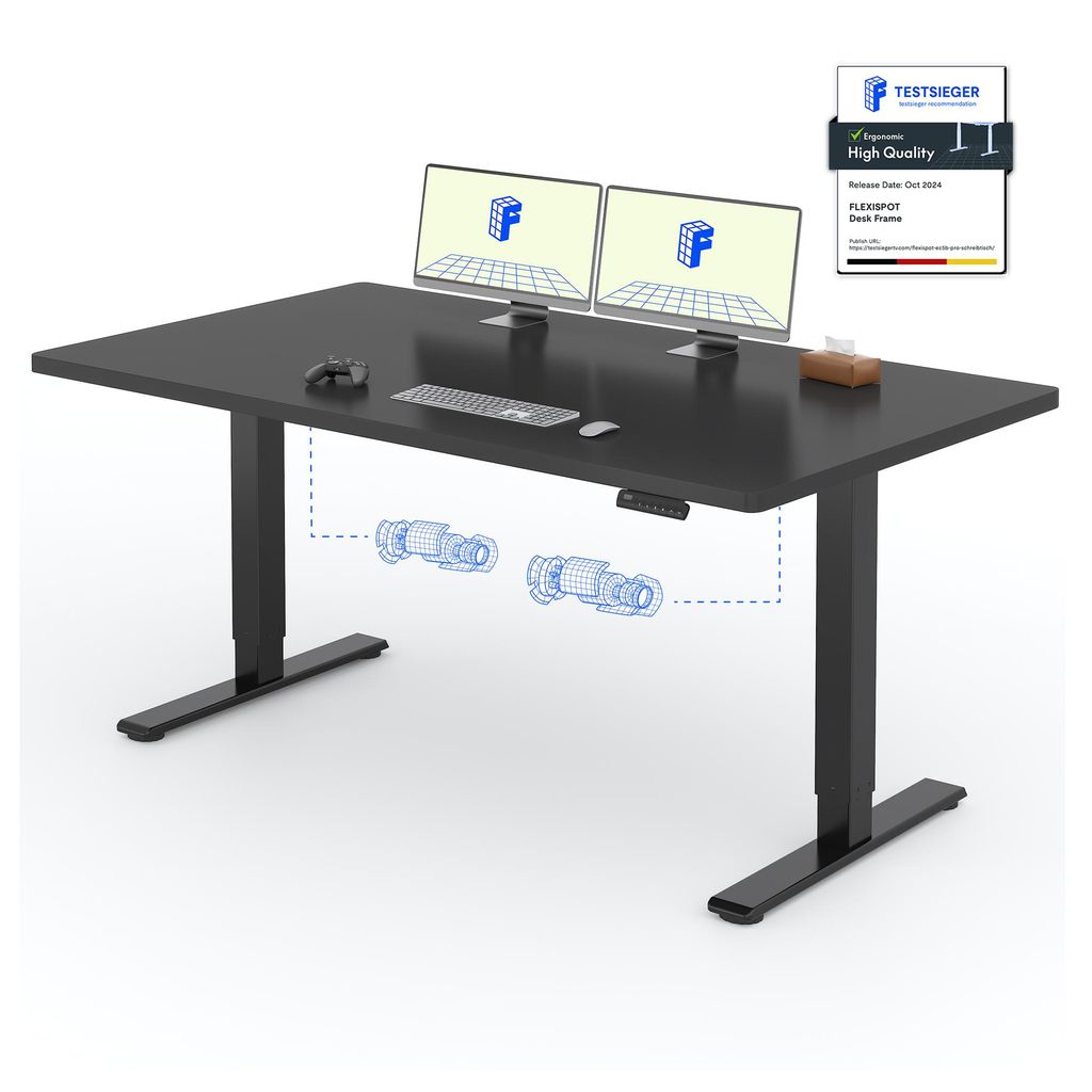 FLEXISPOT E1 Pro Scrivania regolabile elettricamente in Immagine del prodotto 
