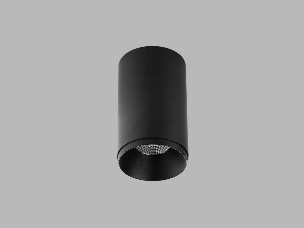 Anti-Éblouissement Plafonnier TUBUS II Noir LED 9W Finition Premium