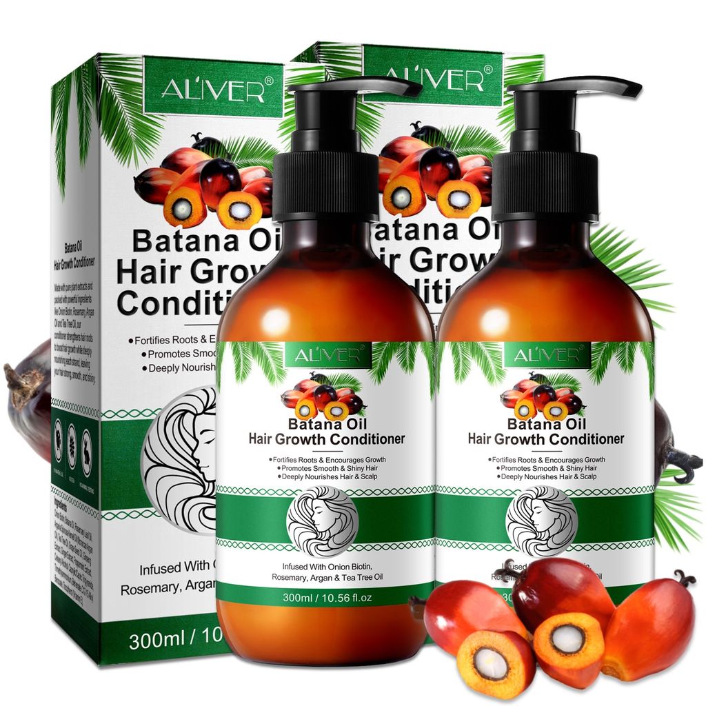 Haarspülung Haar Conditioner Batana Rosmarin Öl Haarpflege Haarwachstum Vegan, 2x 300ml