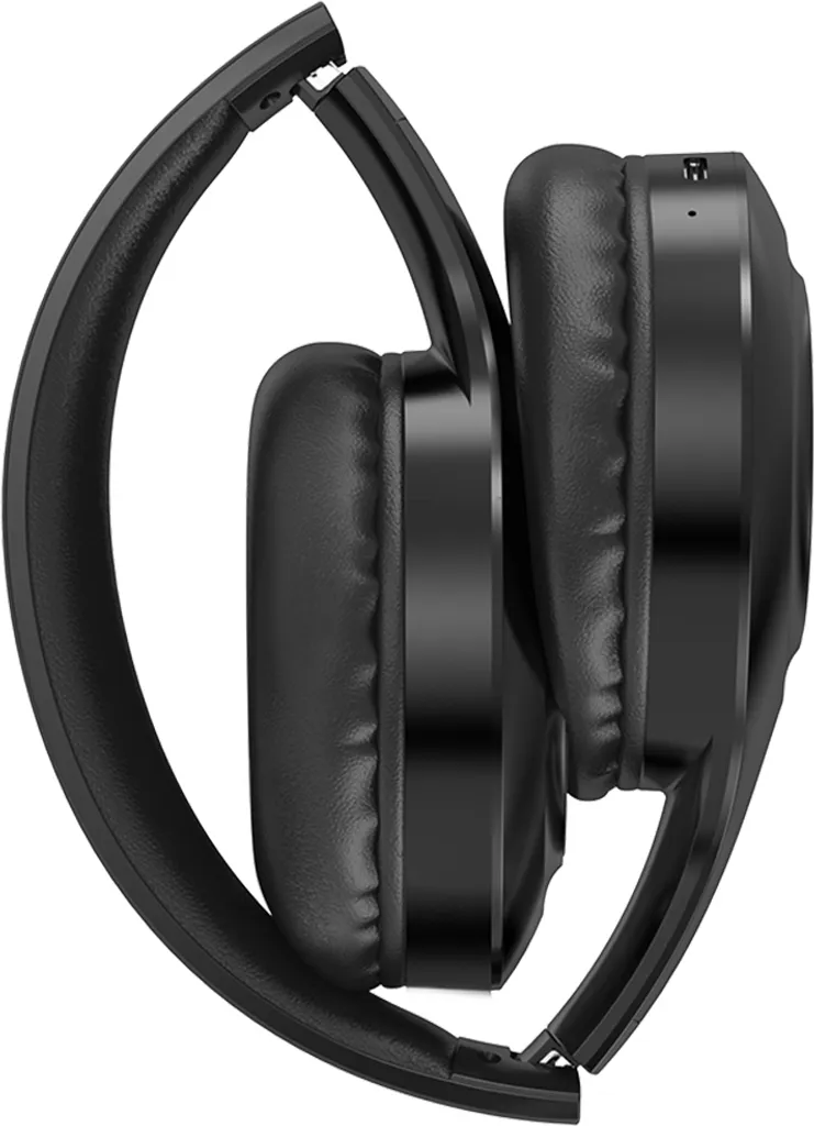 FEELMUSIC Casque sans fil circum-auriculaire Noir avec Bluetooth 5.0