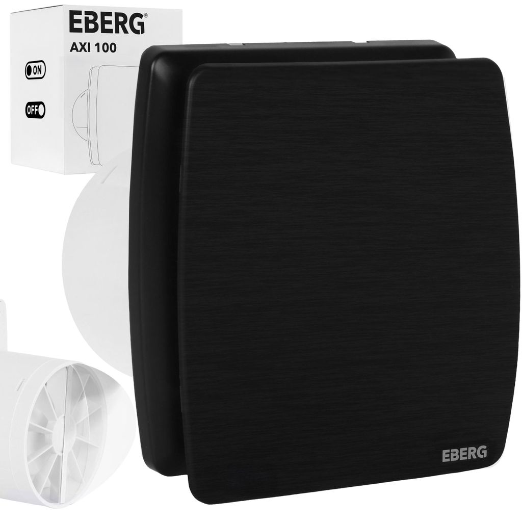 EBERG AXI 100 B, ventilátor do koupelny, průměr 100 mm, s Obrázek produktu 