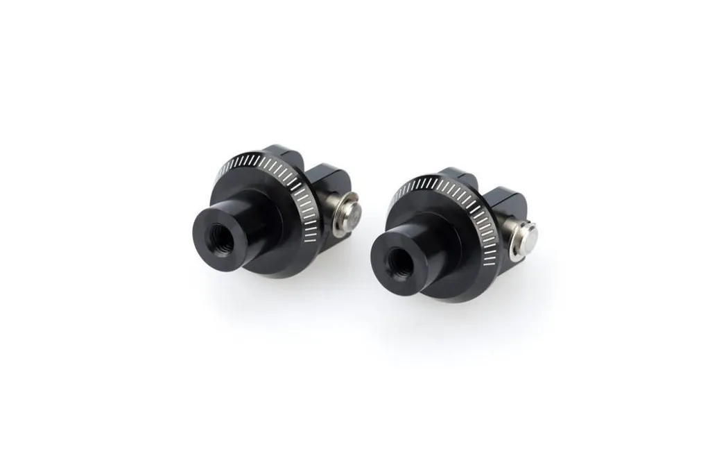 Adaptateur Puig 6457N Noir en Aluminium pour Repose-Pieds YZF-R1