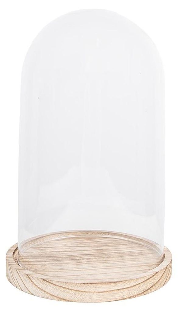 Clayre & Eef Glocke Ø 18x28 cm Glas Produktbild 