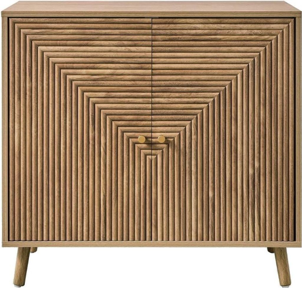 Calicosy - Credenza 2 ante effetto doghe a L, L80 cm - EDEN Immagine del prodotto 