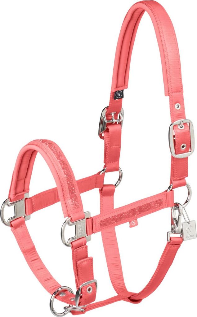 Eskadron Halfter Mattgloss Jewel Double Pin coral blossom Produktbild 