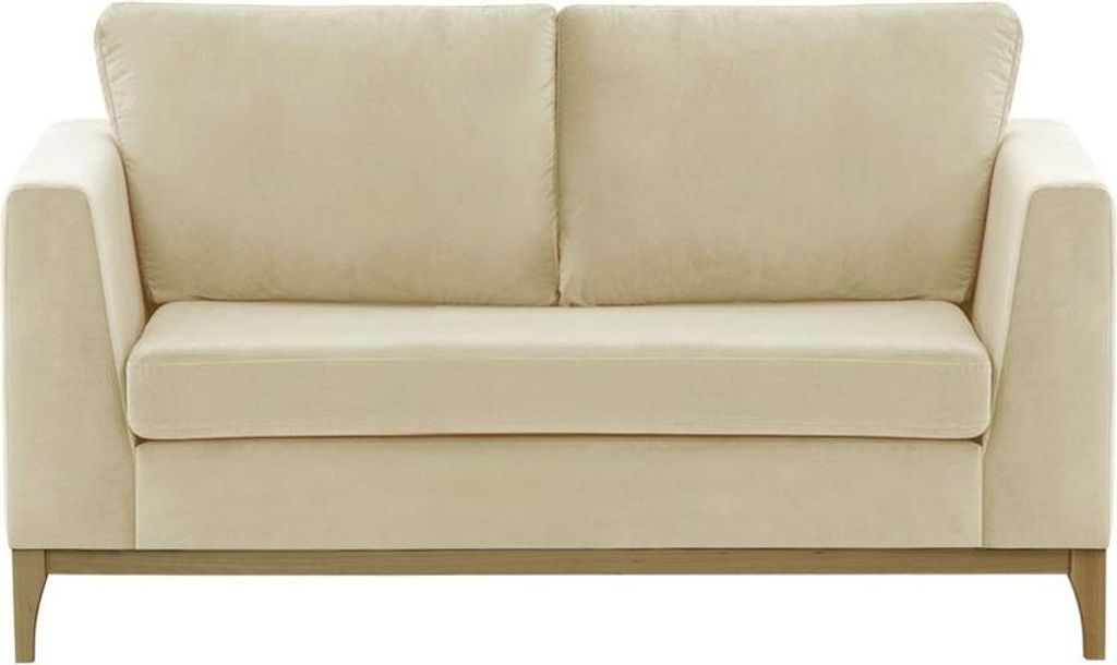 Zweisitzer-Sofa Gosena Wood-Velluto 2-wax black