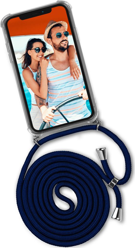 TWIST-Case + TWIST-Cord für iPhone 12 Pro Max, Farbe:Sail Away (Silber)