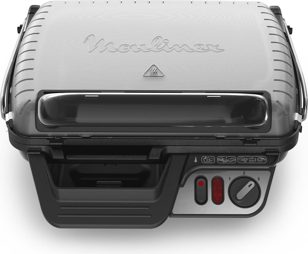 Moulinex GI3060 Elektrogrill UltraKompakt Komfort Schwarz 2000W