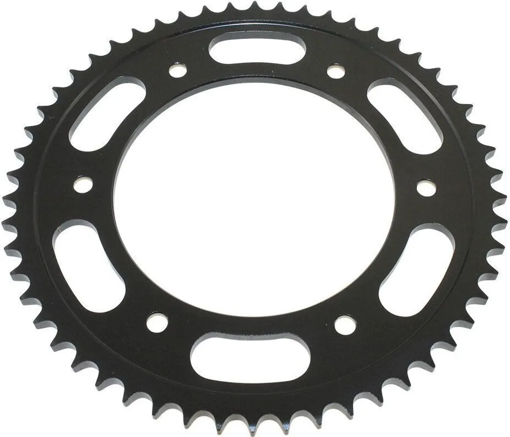 Couronne arrière 54 dents pas 428 noire pour moto Honda XR 125 L