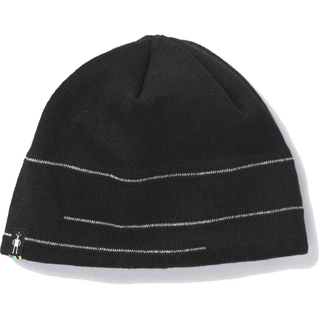 Bonnet Réfléchissant Smartwool pour Homme en Laine Mérinos Noire