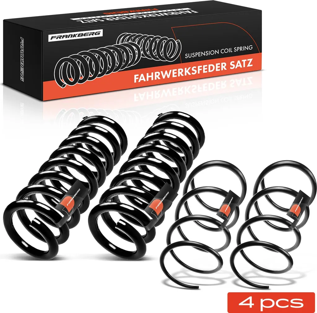 Jeu de 4 Ressorts de Suspension Hélicoïdaux pour Mercedes W203 C320 C270