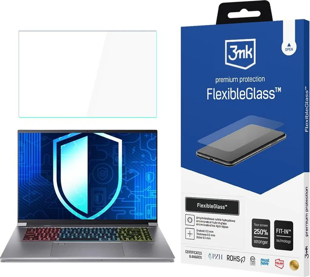 3mk FlexibleGlass per Acer Predator Triton 16 - Protezione Schermo 7H